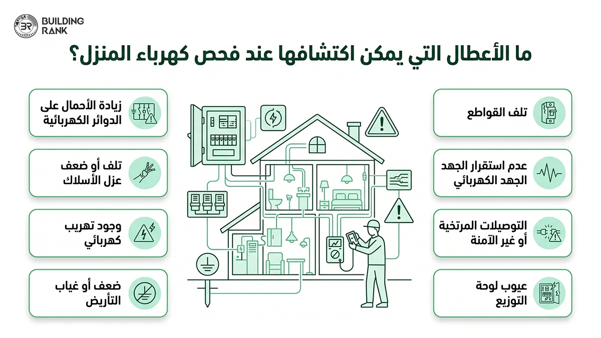 فحص كهرباء المنزل