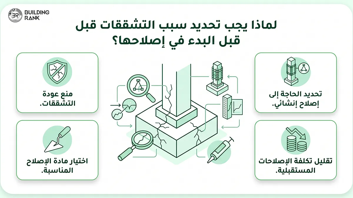 معالجة تشققات الجدران الخارجية