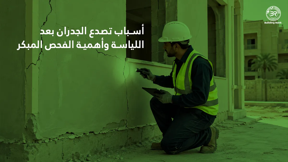 تصدع الجدران بعد اللياسة
