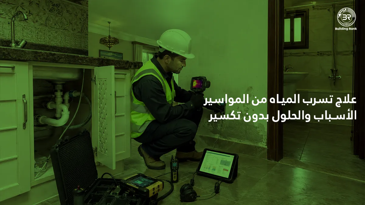 علاج تسرب المياه من المواسير
