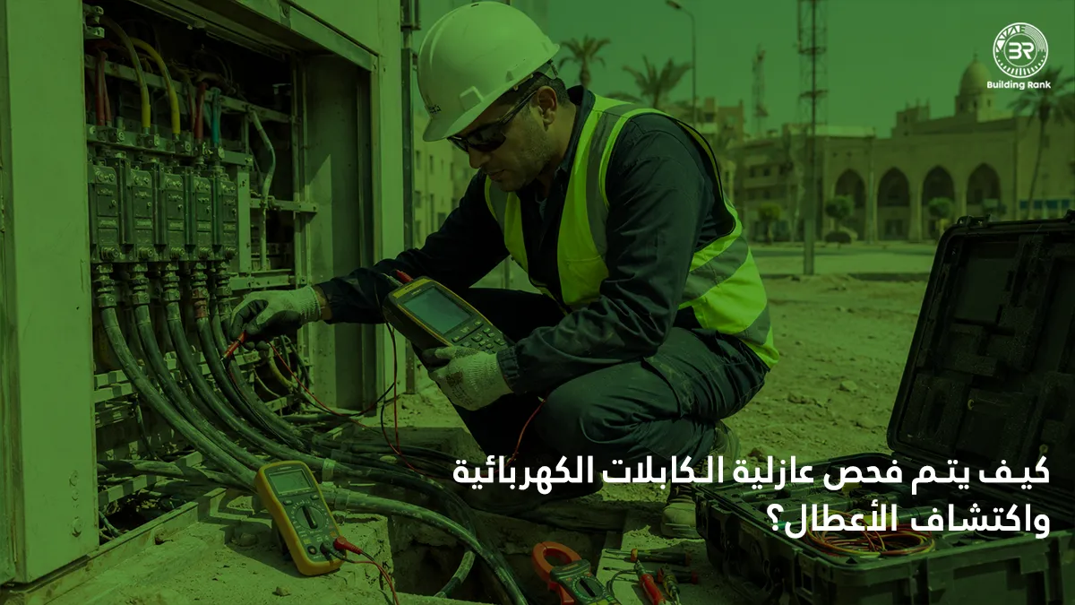 فحص عازلية الكابلات الكهربائية