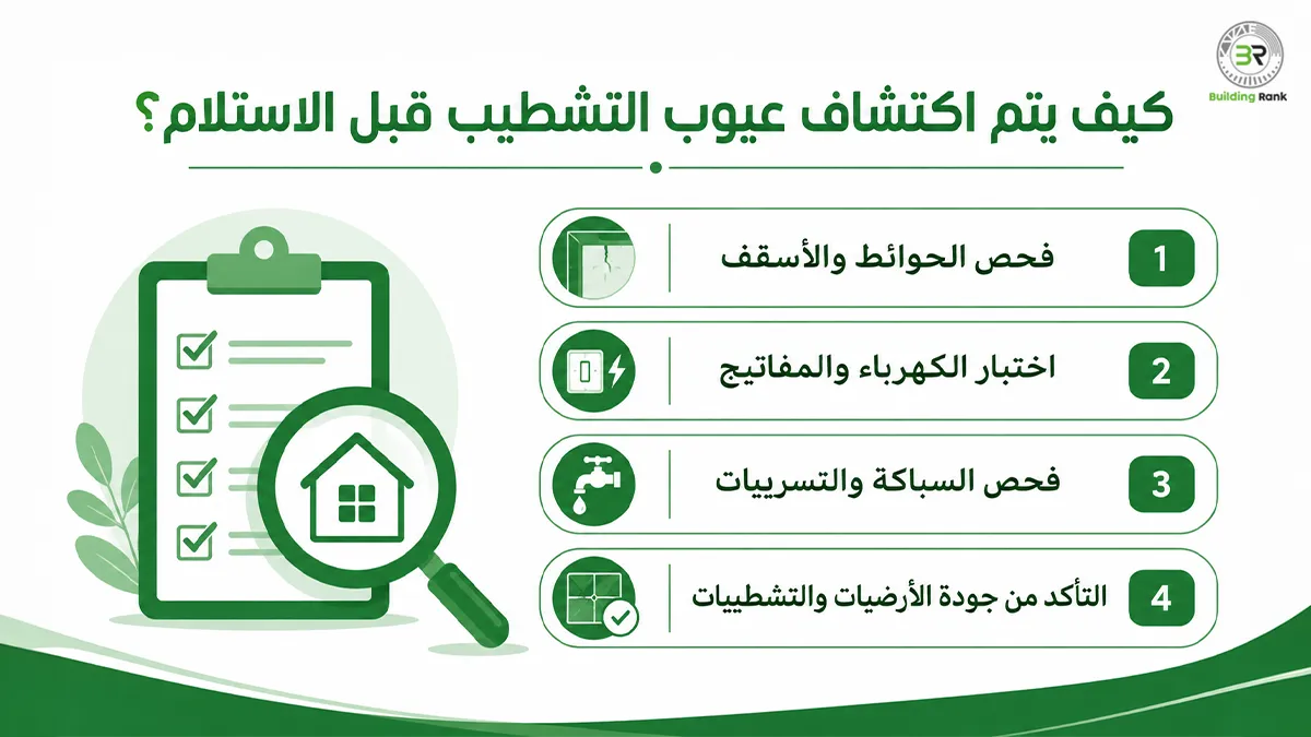 عيوب شركات التشطيب