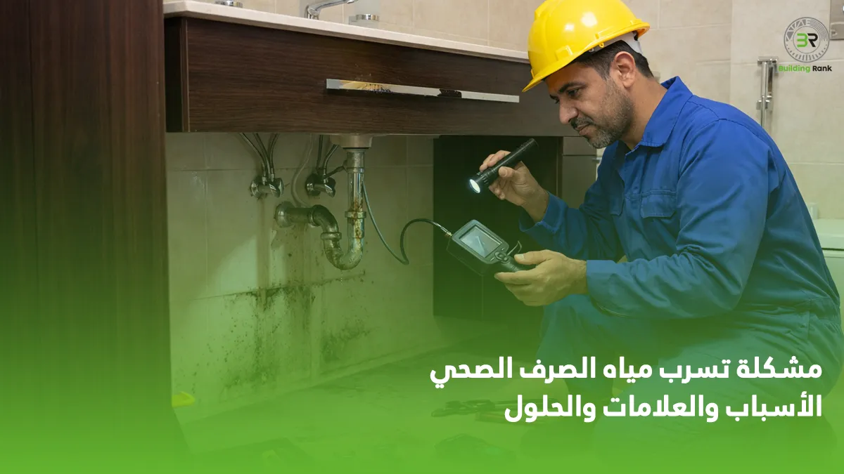 مشكلة تسرب مياه الصرف الصحي